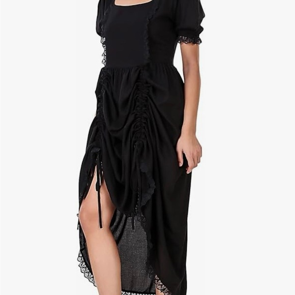 Gothic Black Dress by The Pirate Dressing Size L - Picture 3 of 3